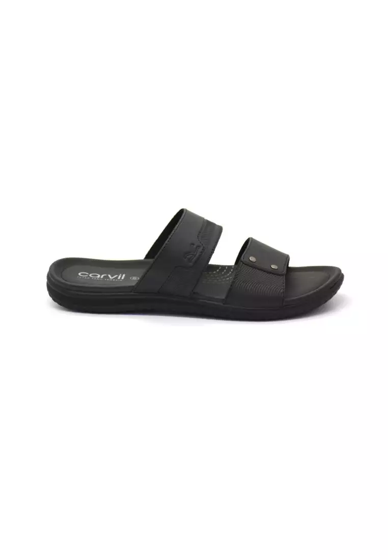 Carvil Sandal Pria Kevin 02-M BLACK