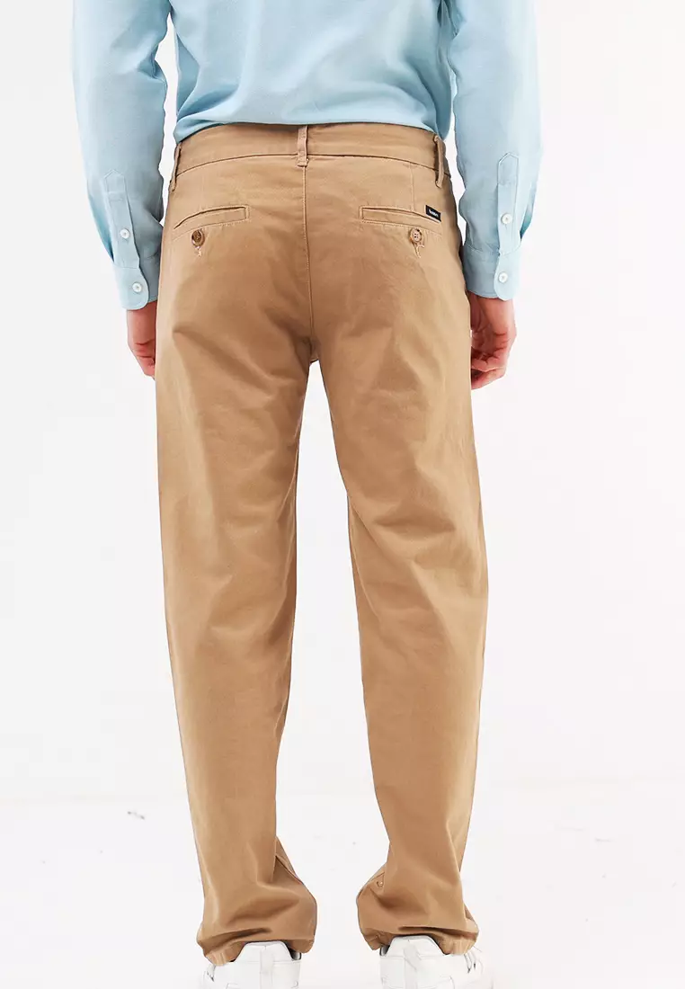 Regular Straight Chino Pants