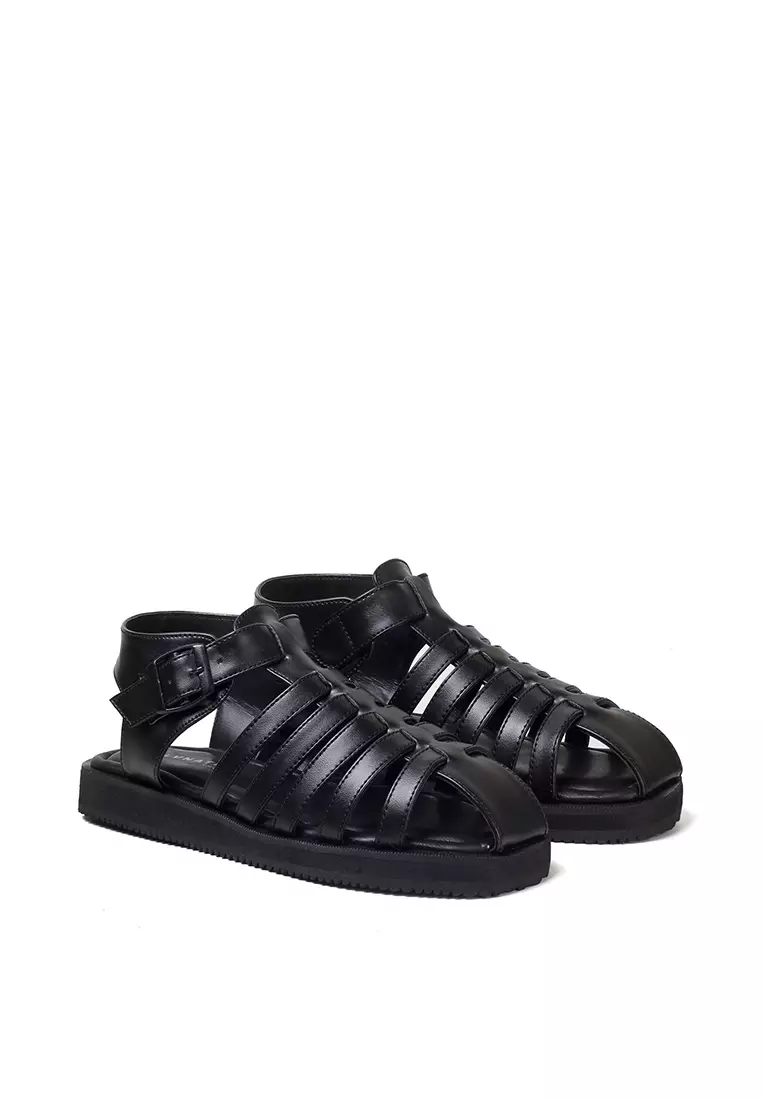 Lvnatica Zalfa Black Slide Sandals