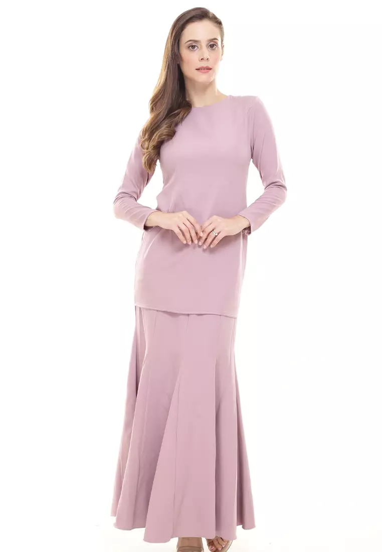 Rina Kurung in Dusty Pink