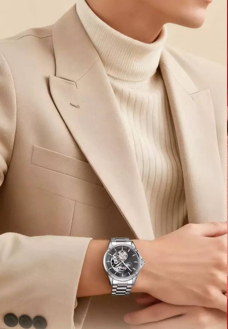 Special Edition HORSE YEAR Automatic Watch, 43mm, Stainless Steel Bracelet