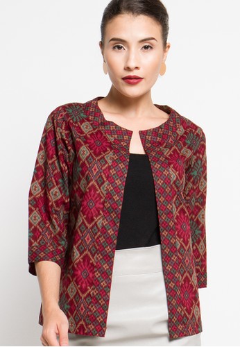 Rounded Outer Misty Songket