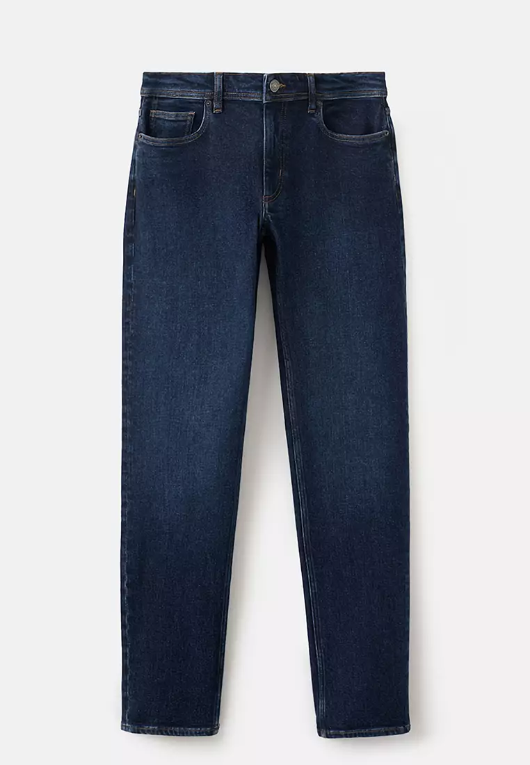 Jan Slim-Fit Dark-Wash Jeans
