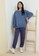 Public Desire blue Amber Gill Waist Detail Jogger Pants 45BD4AAD28CC5EGS_7
