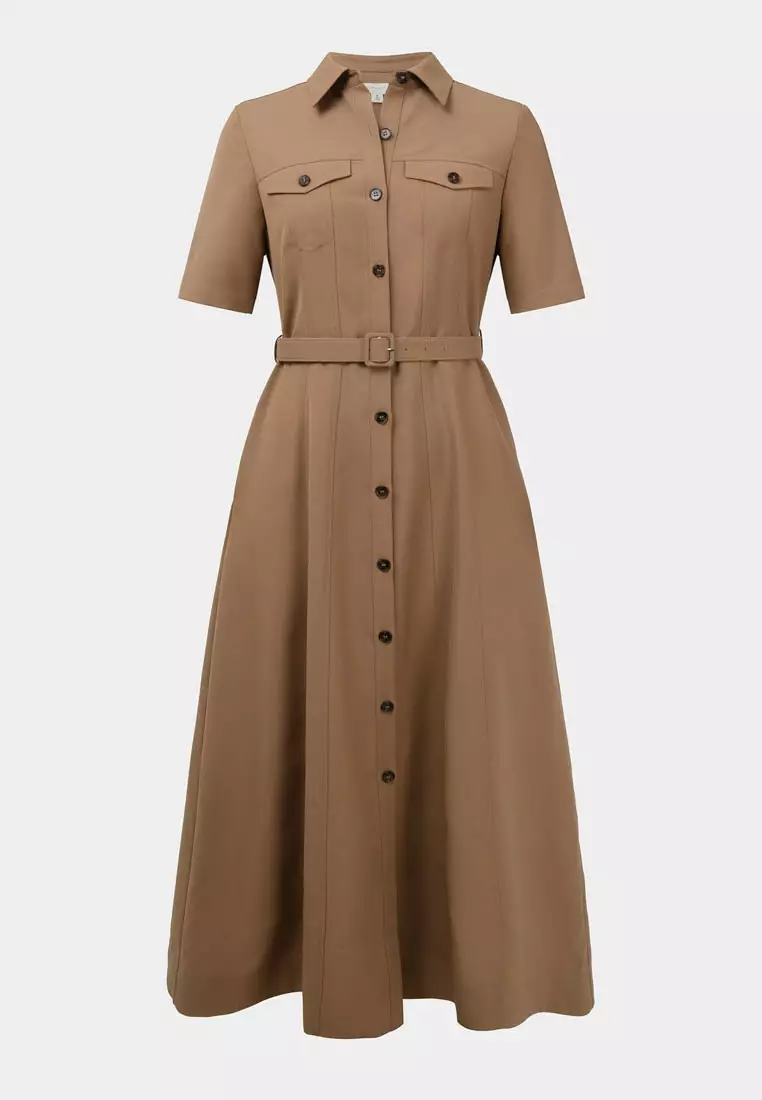 Amera Belted Utility Dress