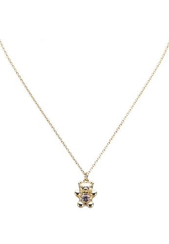 Rubi gold Premium Pendant Necklace D7FFAAC94E169BGS_1