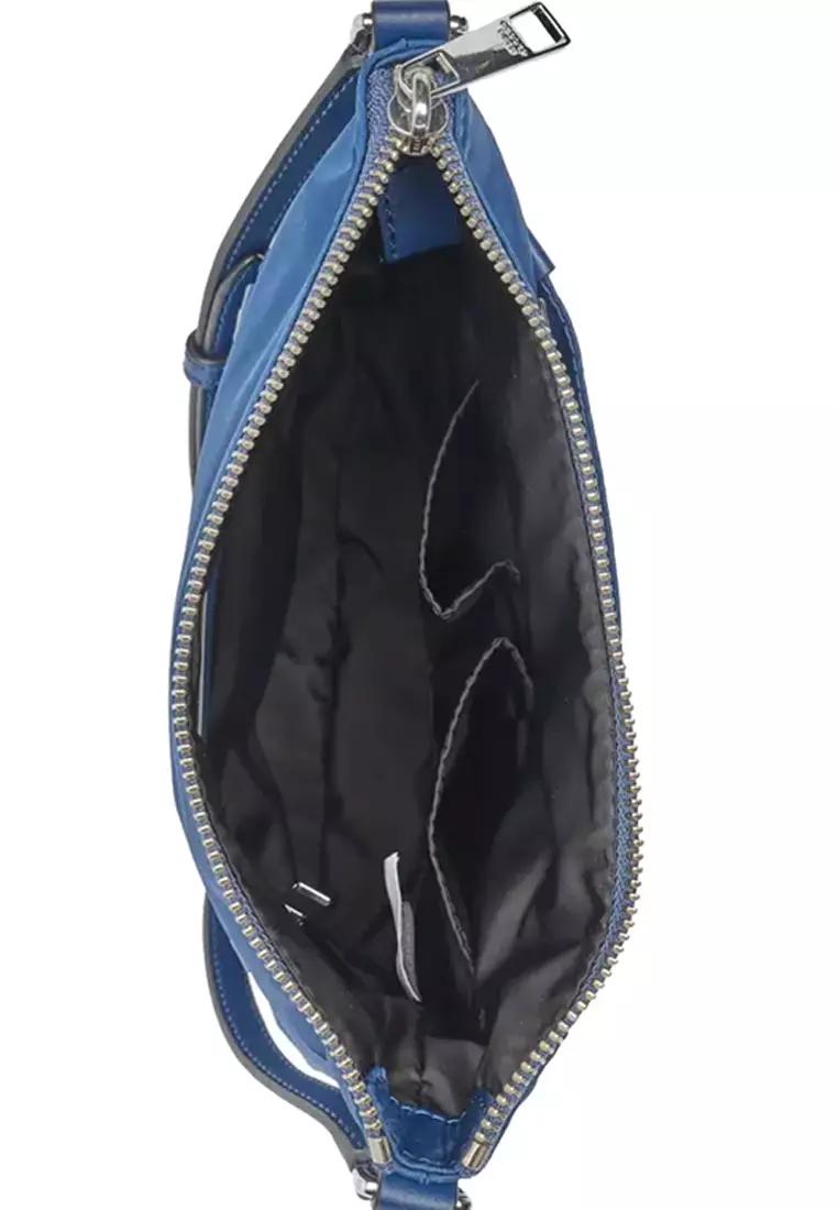 Preppy Nylon Swingpack Crossbody Bag - Azure Blue 4R4HCR040H02