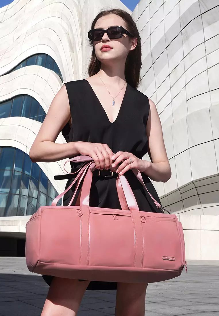 Premium Gym Bag Water Resistant Duffel Bag with Shoe Compartment and Detachable Shoulder Straps