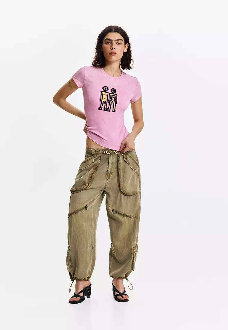 GRADIENT CAPRI PANTS