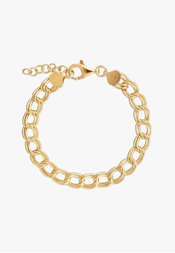 Forever K gold FOREVER K- Curbs bracelet (Gold) B748FACE580DBAGS_1