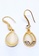 BELLE LIZ white Alexandra Cat's Eye Stone Curve Drop Earrings Gold DE4A9ACC2DF0C9GS_2