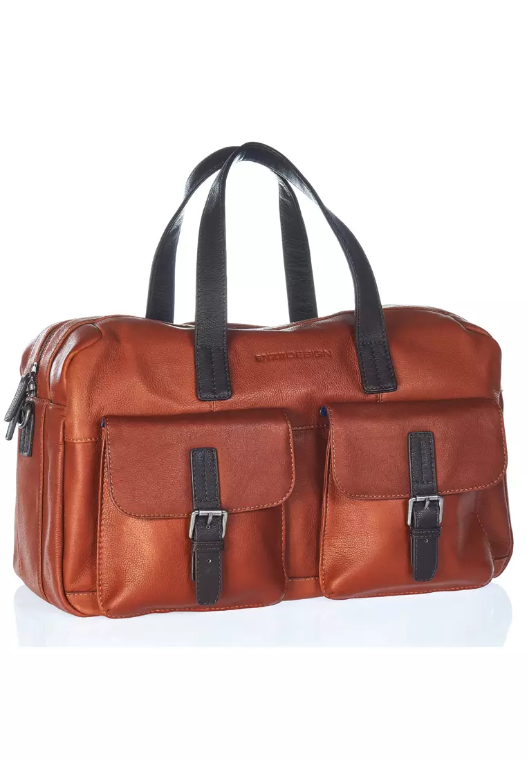 ENZODESIGN City Pebble Grain Leather Small Duffle Bags 2024 Buy