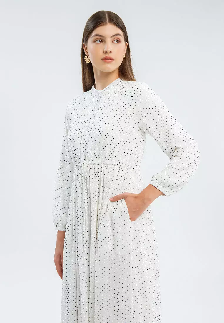 Minimal Wrenley Dress Off White Warna OFF WHITE