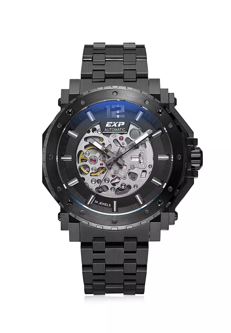 Expedition Jam Tangan Pria - Black - Stainless Steel - 6402 MABIPBA