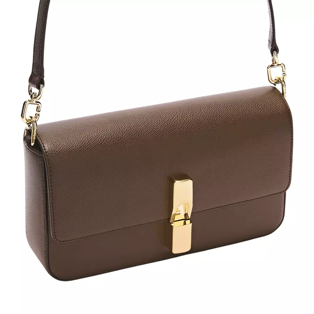 Iride S Crossbody Bag Espresso Ghw