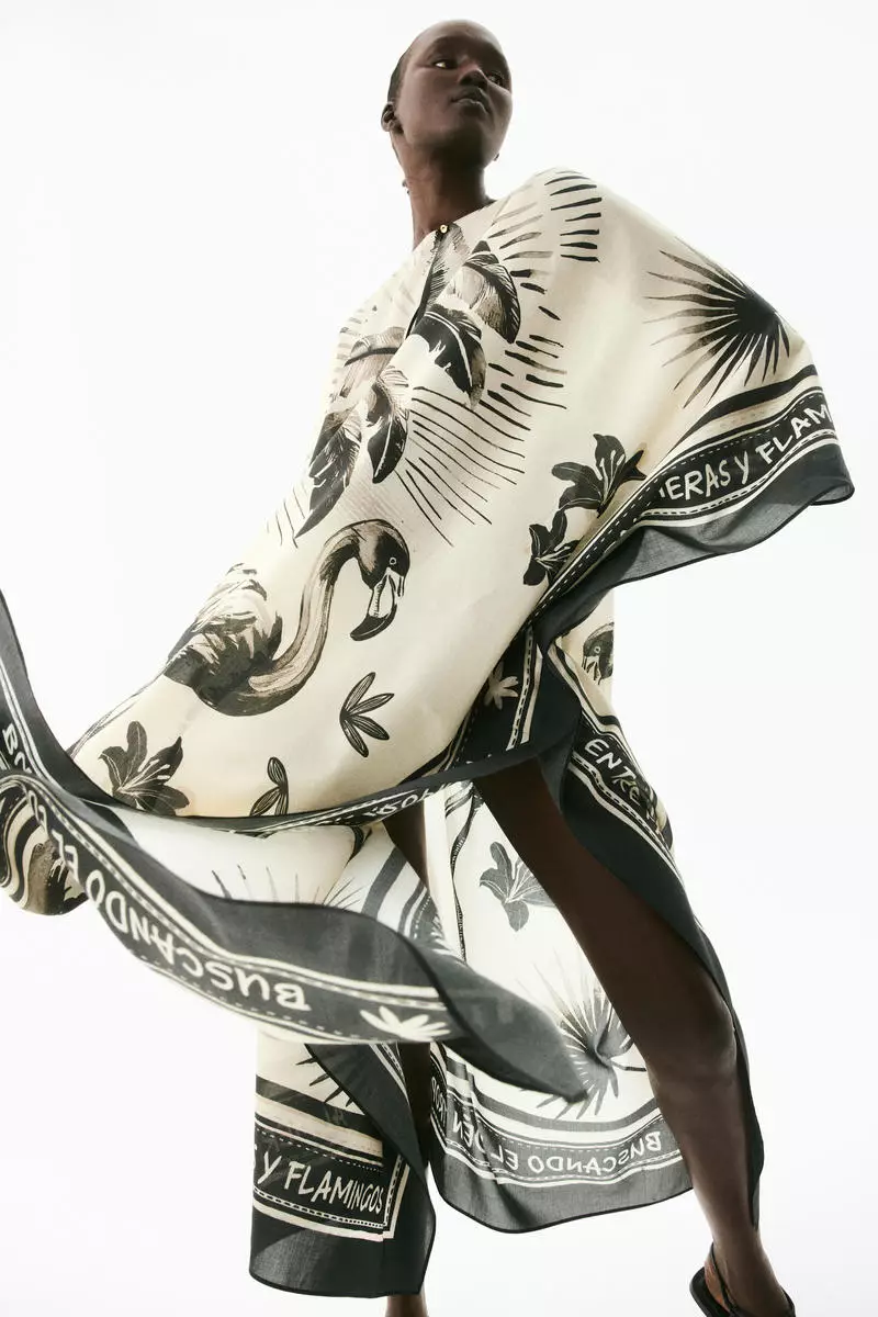 Oversized kaftan dress