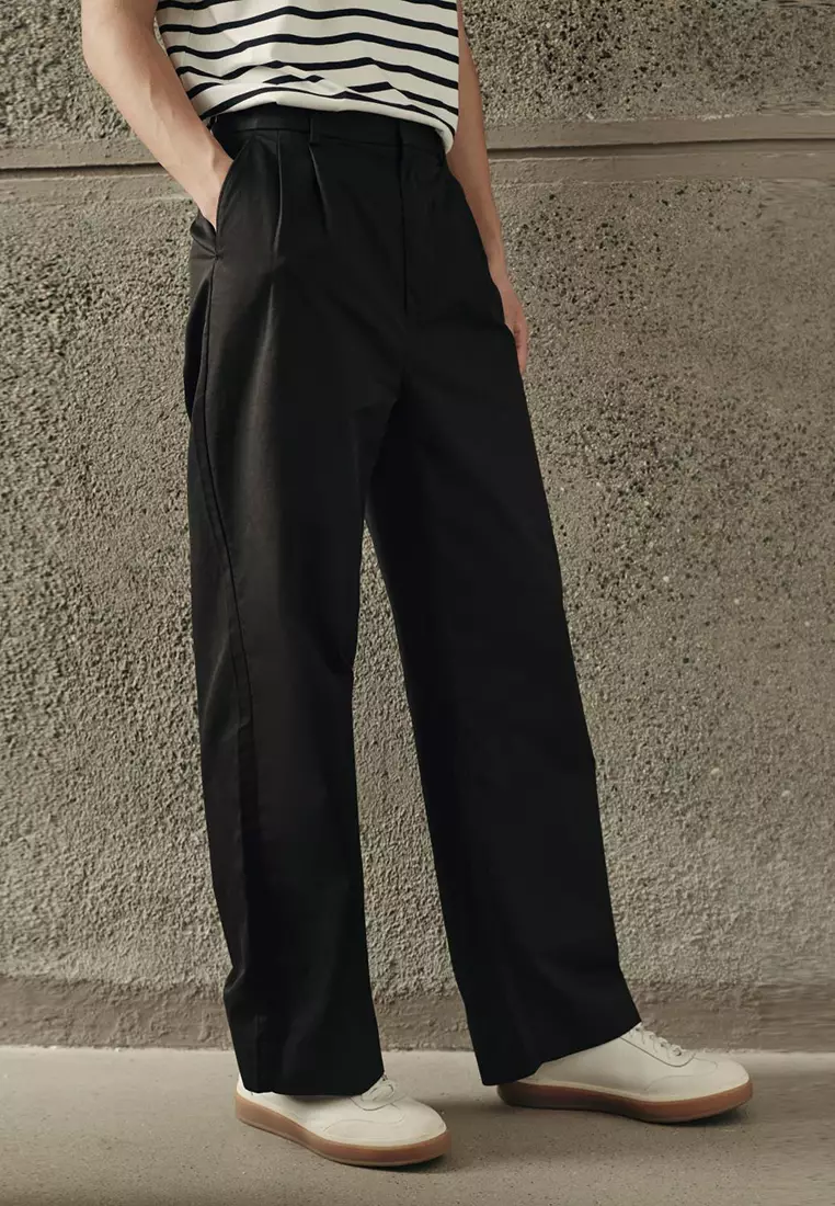(Online Exclusive) Korea Collection Cotton Trousers