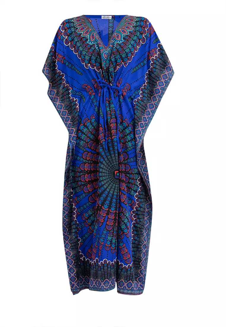 Victoria Vneck Kaftan Dress