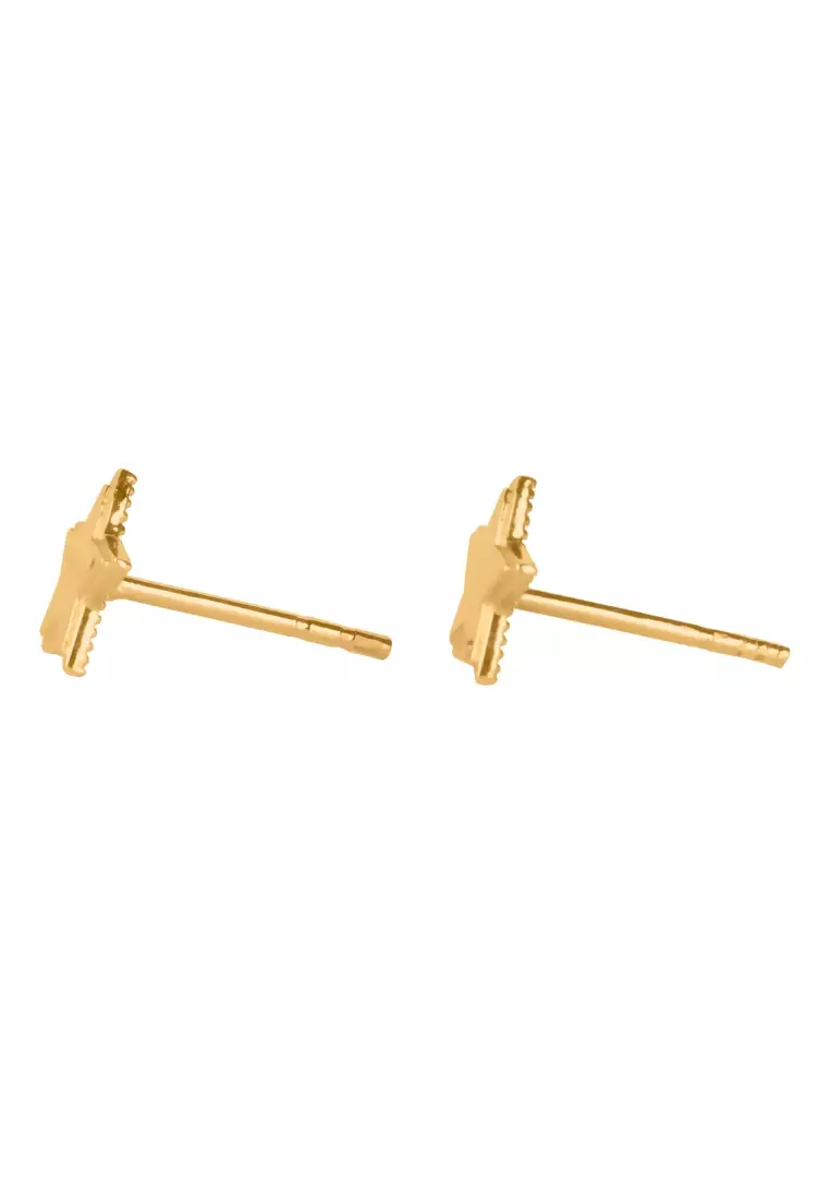 Stellar Studs Earrings 14k Gold