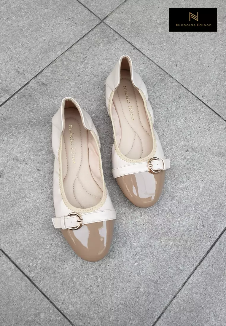 Nicholas Edison Flat Laura Cream