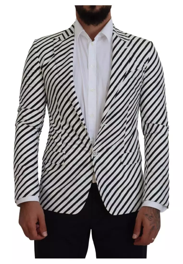 White slim sale fit jacket