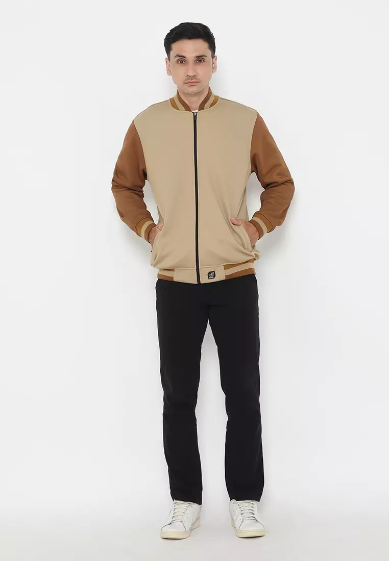 Jacket Cvc D&F Khaki Mix Brown