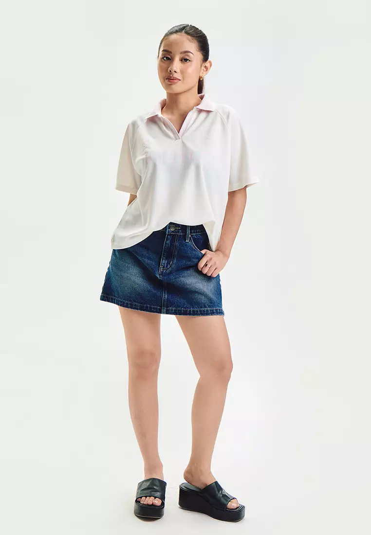 Hustle Loose Mesh Polo