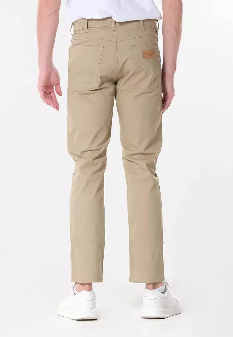 Texas Straight Colored Pants for Men in Khaki Color