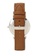 Milliot & Co. brown Greysen Silver Leather Strap Watch 98206AC7381660GS_4
