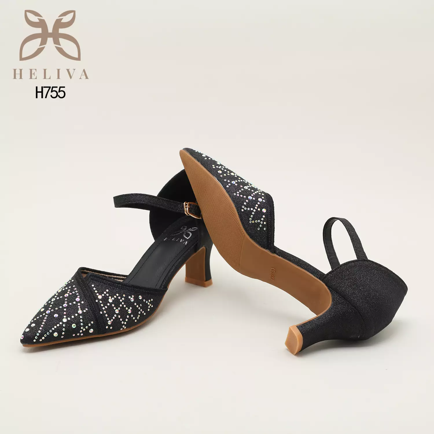 Heliva Sherly Women High Heels Glitter Jewel Accesories