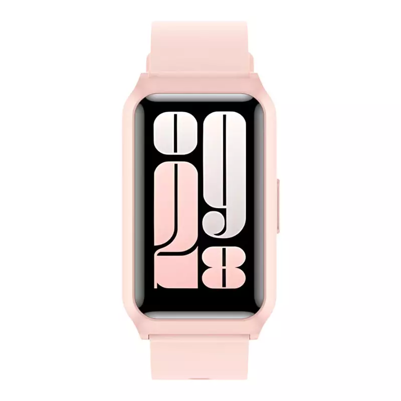 Jam Tangan Unisex Olike Smartband B3 Active Sport 20 Day Battery Life Pink Rubber Strap
