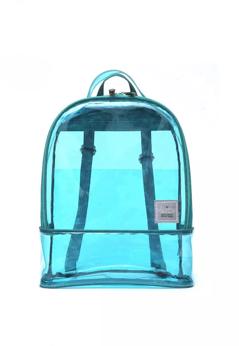 PVC Backpack Blanche