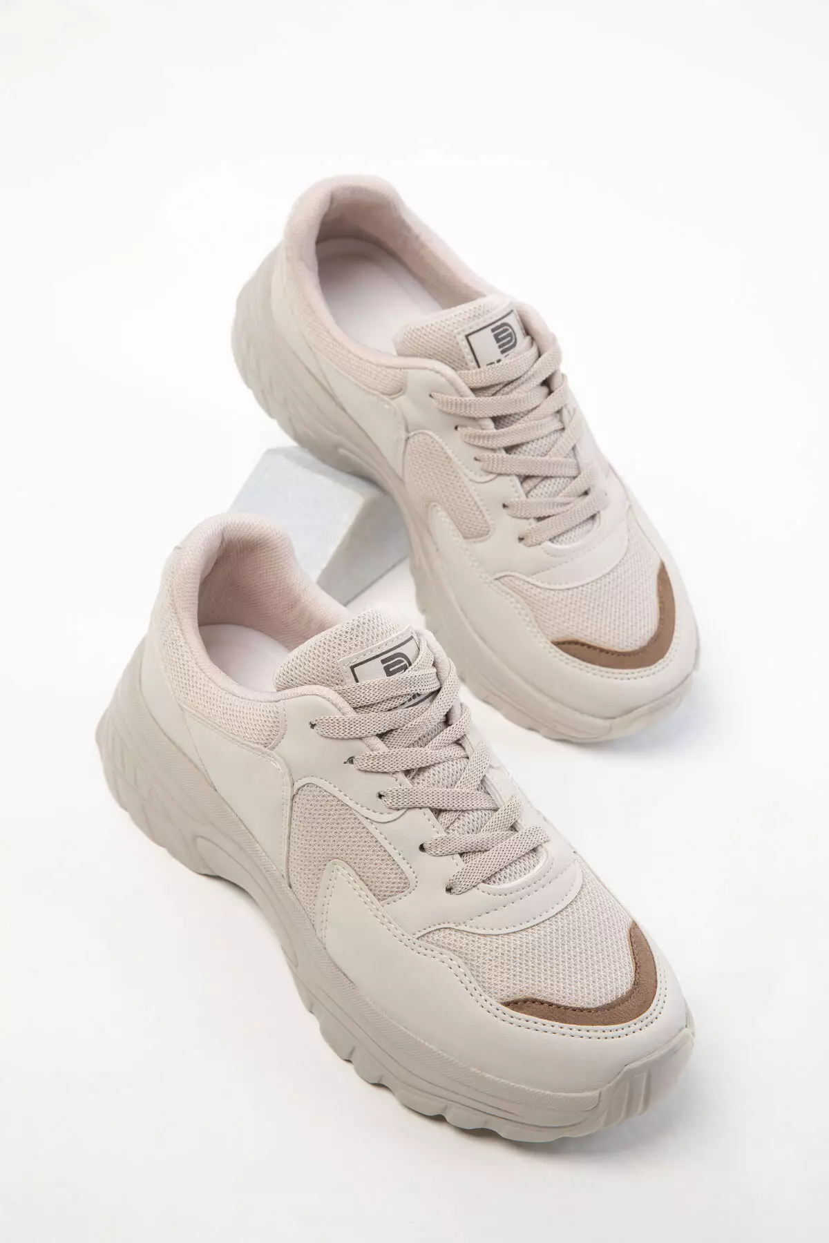 Beige-Mink Women's Sneaker 20590