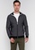 ck Calvin Klein black Meshed Merino Wool Recycled Polyester Hooded Zip-Up - Rubber Logo 4180BAA9D01107GS_1