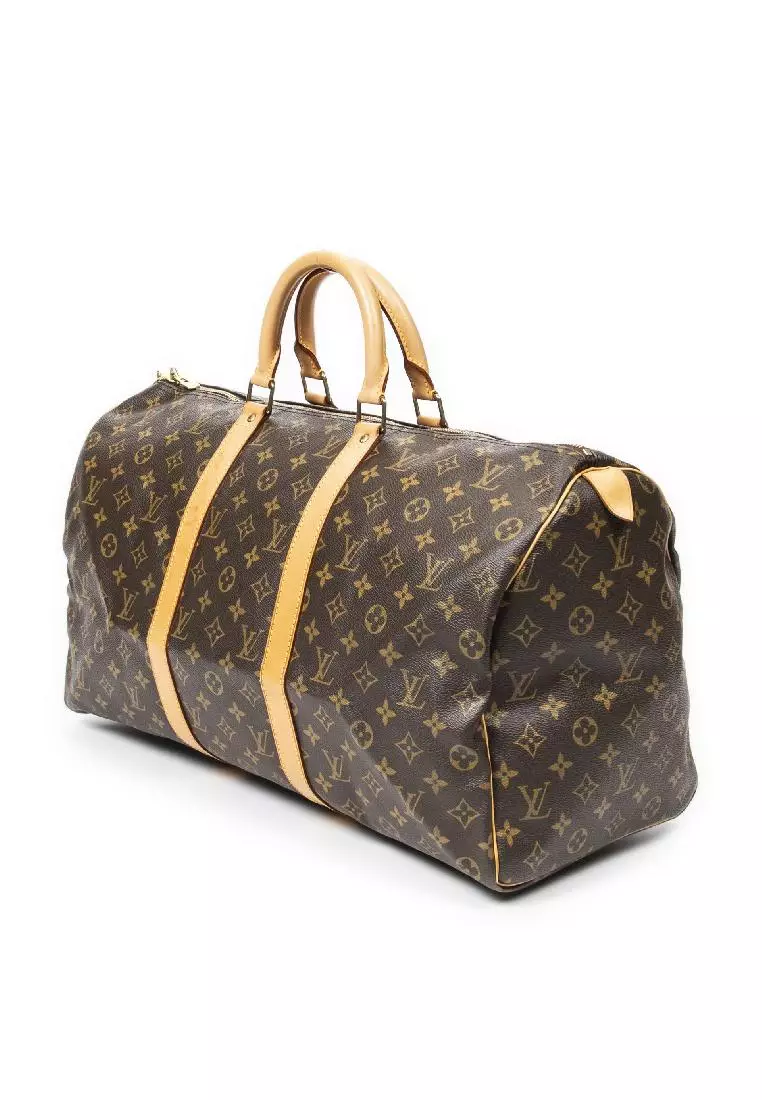 Buy Louis Vuitton Pre-loved Keepall 50 2024 Online | ZALORA Singapore