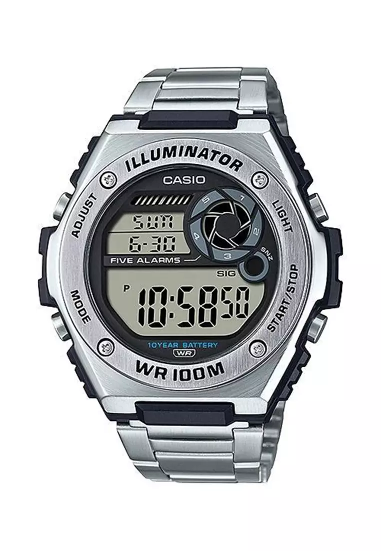 Casio dual top time digital watch