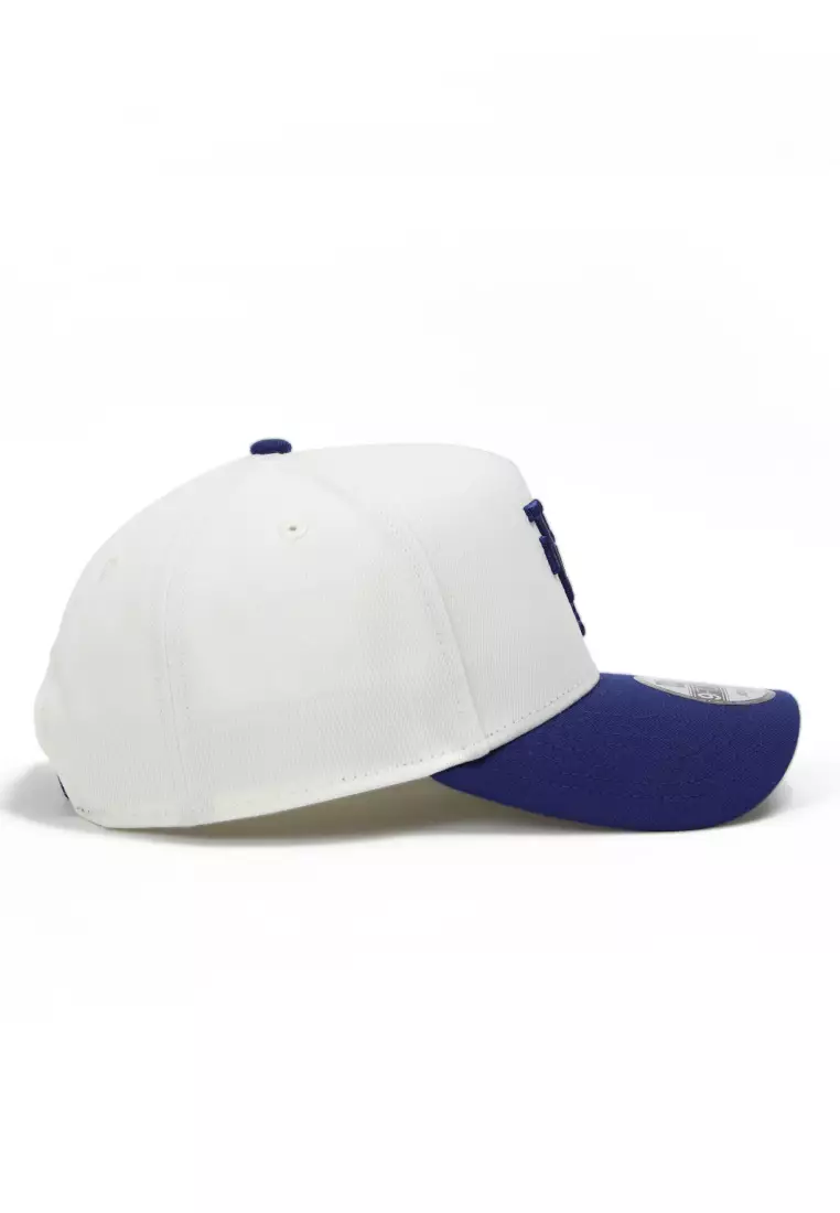 Los Angeles Dodgers MLB UPSIDE DOWN Chrome/Dark Royal 9FORTY Snapback Cap