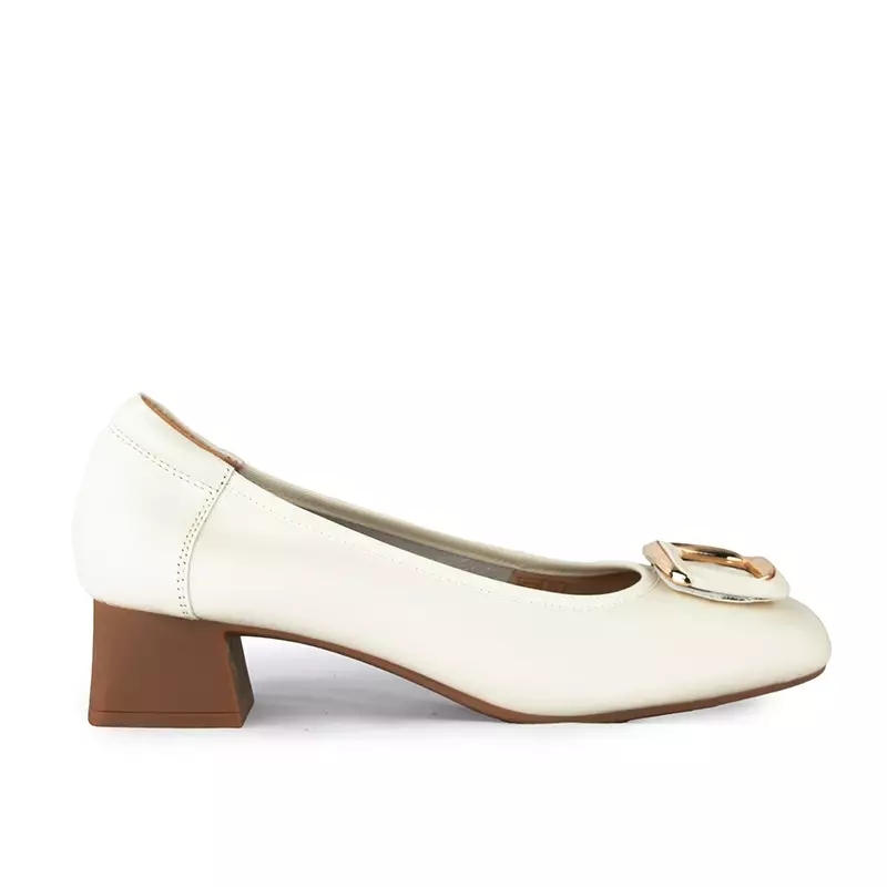 Sepatu Casual Formal Wanita Gino Mariani Althea Off White