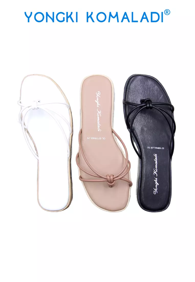 YONGKI KOMALADI FREDERICA SANDAL OL-EFTR465-25 HITAM
