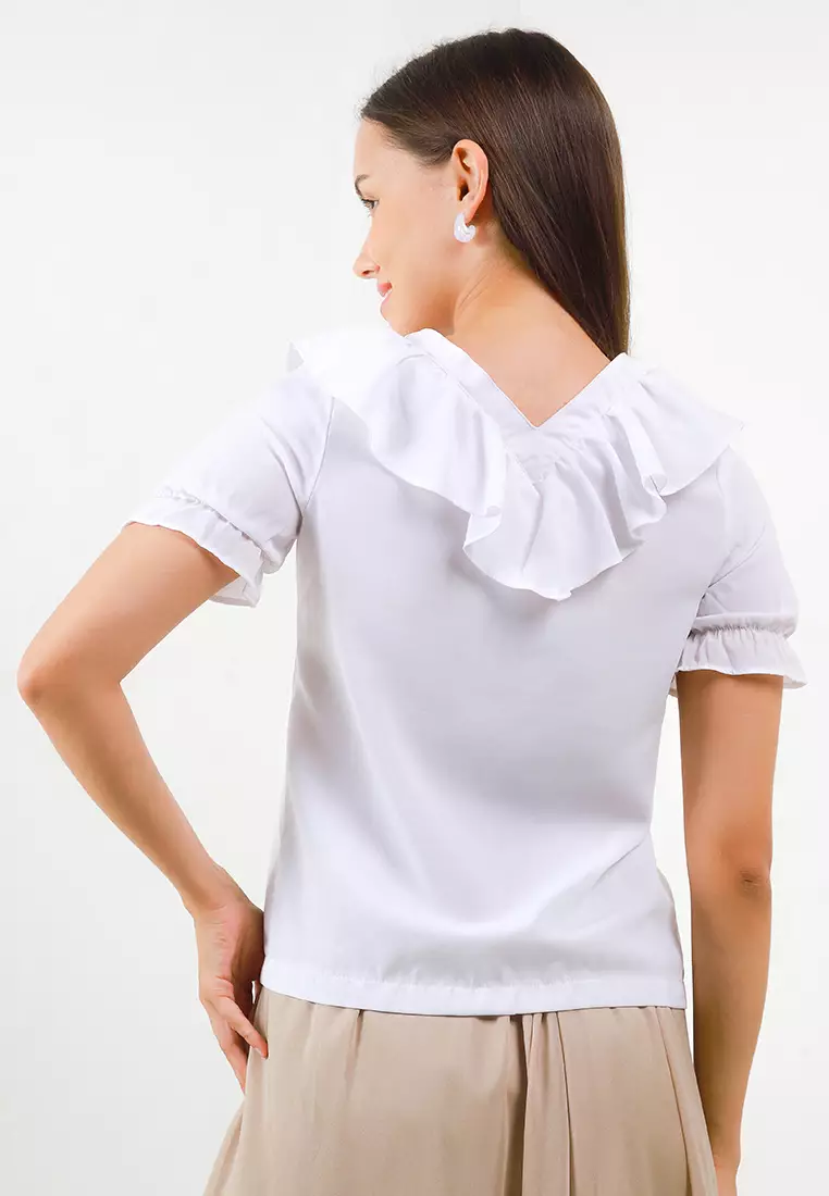Taylor Ruffle Blouse