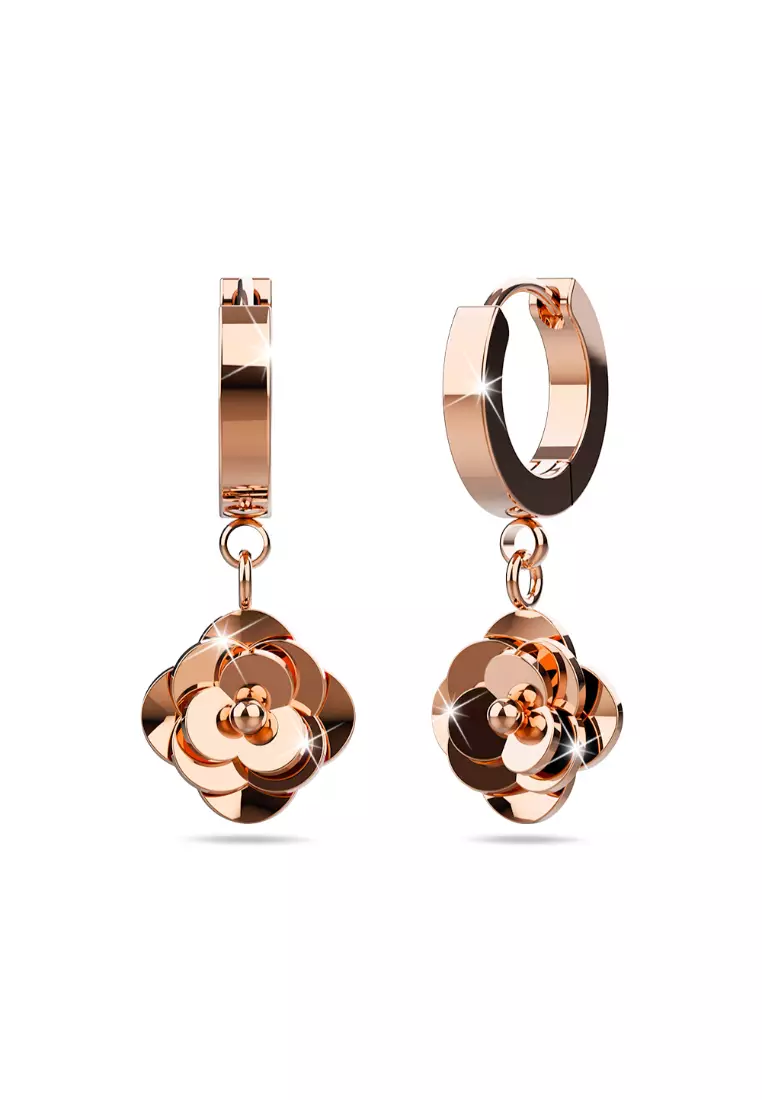 Buy Bullion Gold BULLION GOLD Dainty Rose Layered in Rose Gold