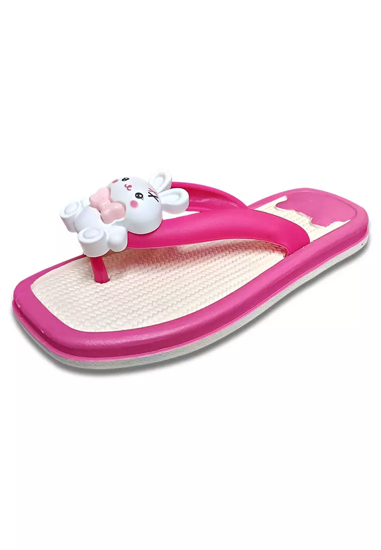 Discount on Lucky JX  shoes - SKU: Minnie V.2 Slippers For Kids Flip Flops Slippers For Girls (Add One Size)