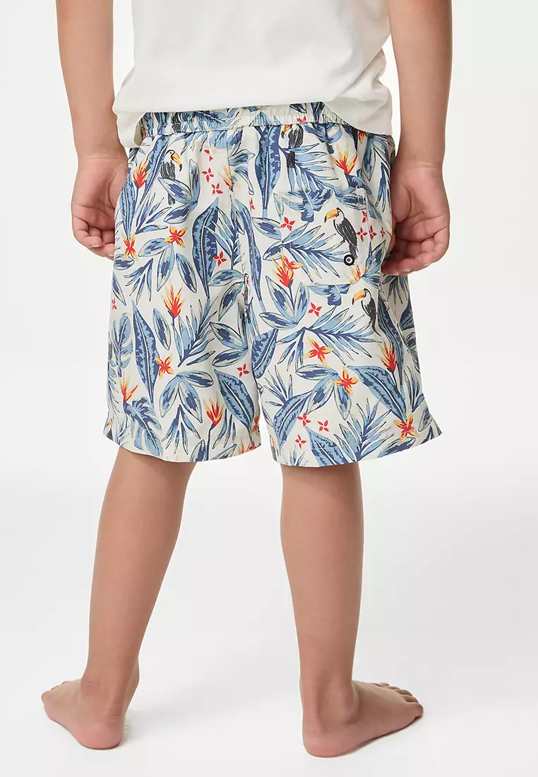 Mini Me Toucan Print Swim Shorts