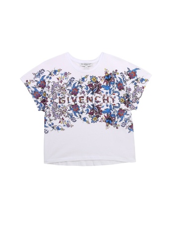 GIVENCHY KIDS white GIVENCHY GIRLS T-SHIRT 20F4CKA3F7D544GS_1
