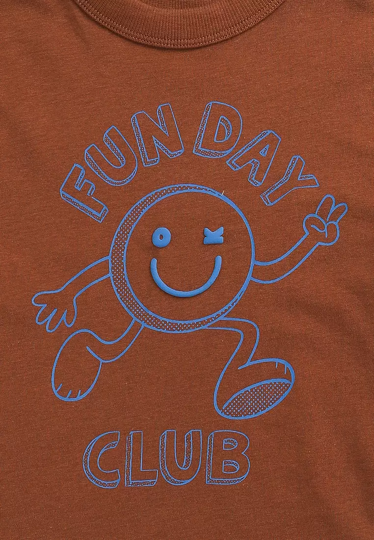 Jonny Short Sleeves Graphic Print Tee