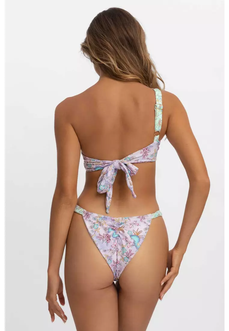 Giana Ruched Cheeky Bikini Bottoms / Siren Song