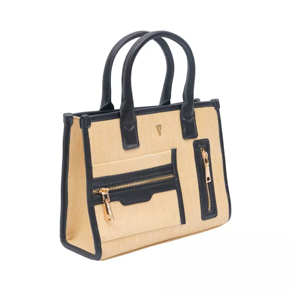 [THYS] THYS SHOPPPER TAS TANGAN WOVEN MEDIUM - HITAM