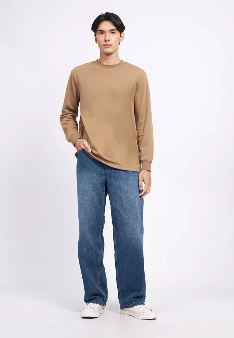 Double Knit Long Sleeve T-Shirt