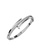 Her Jewellery silver Knotty Nail Bangle (White Gold) - Made with premium grade crystals from Austria HE210AC89QICSG_1