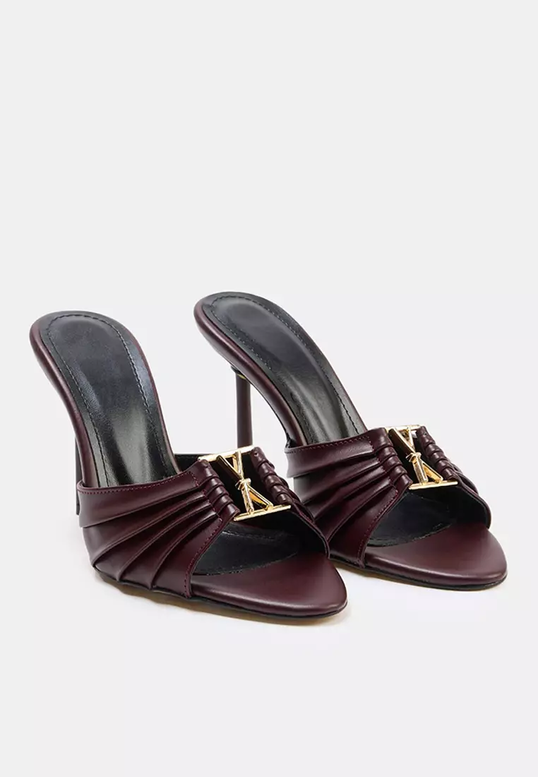 Metal Detail High Heels
